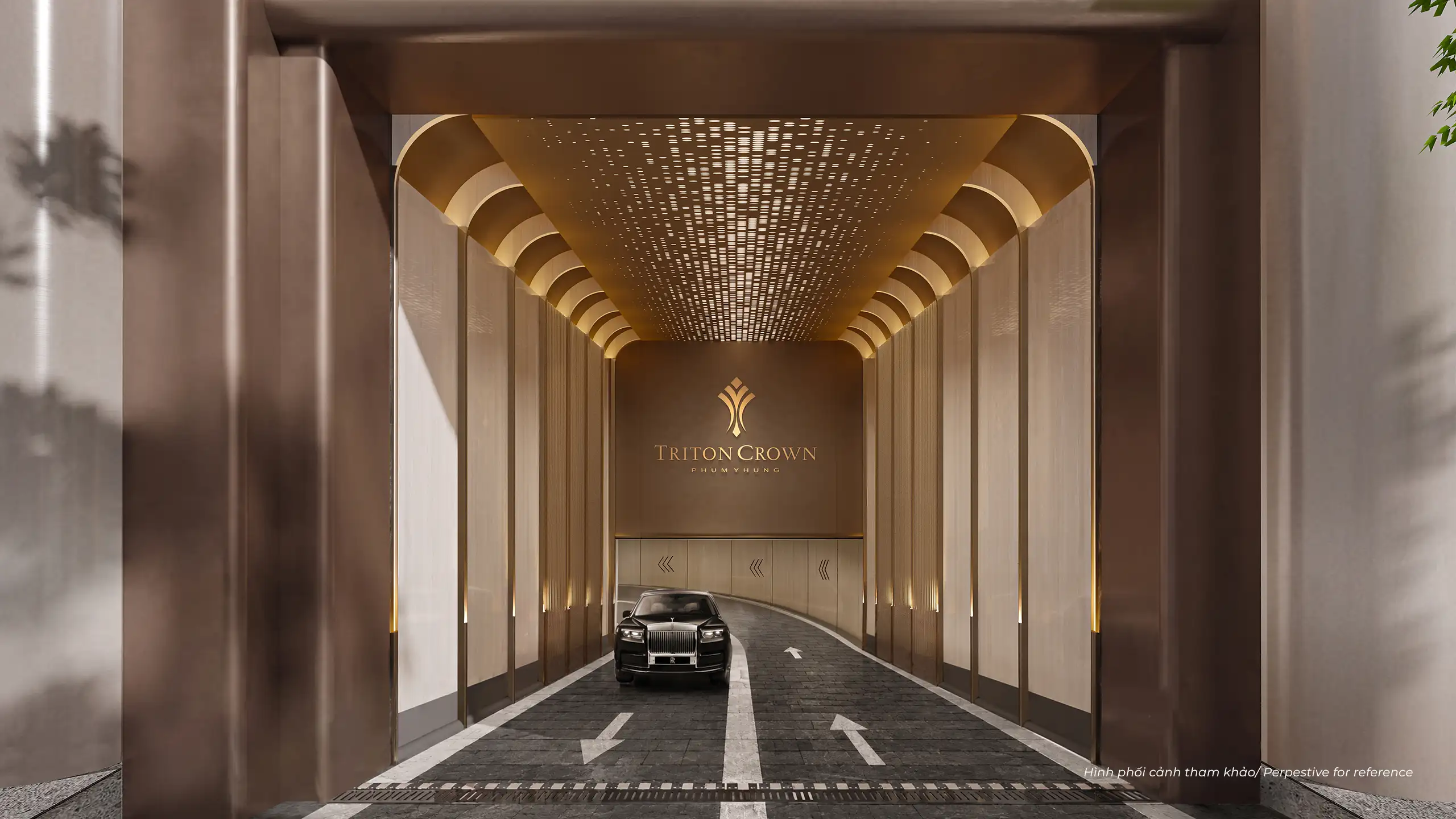 LỐI LÊN XUỐNG HẦM — BLOCK A TẦNG TRỆT