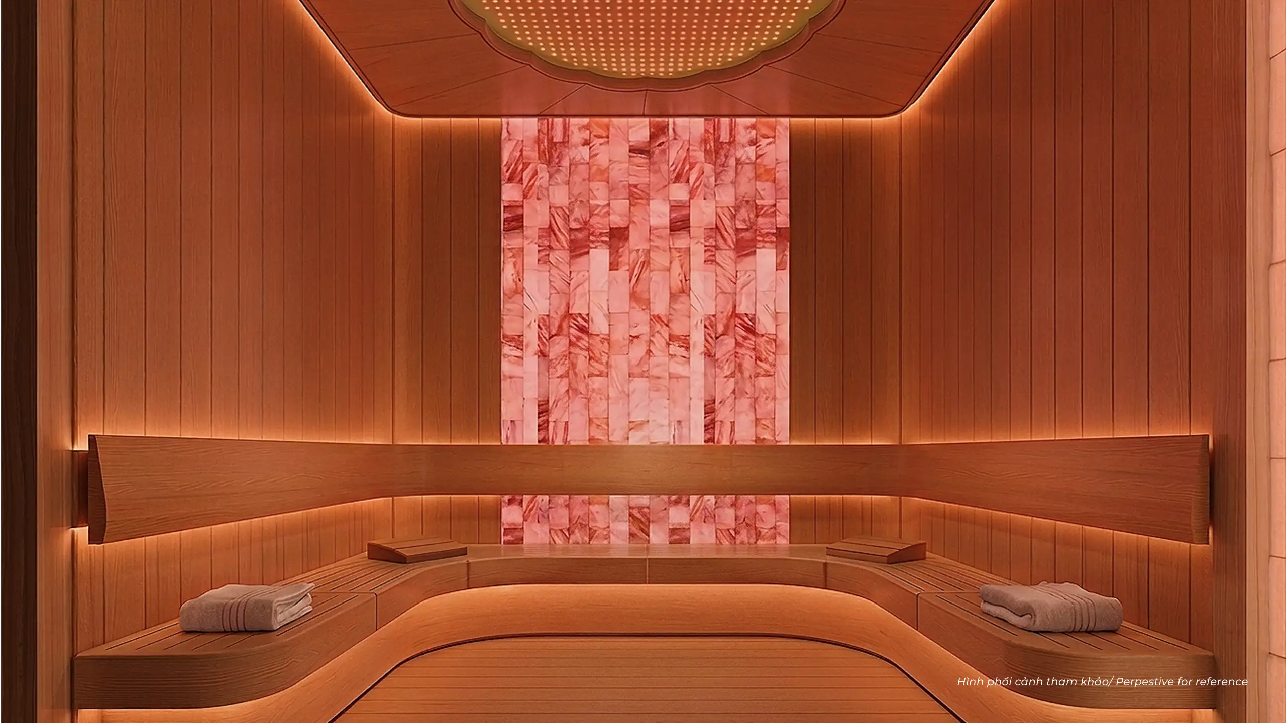 PHÒNG XÔNG HƠI SAUNA RED — BLOCK A TẦNG 3